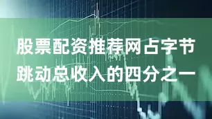 股票配资推荐网占字节跳动总收入的四分之一